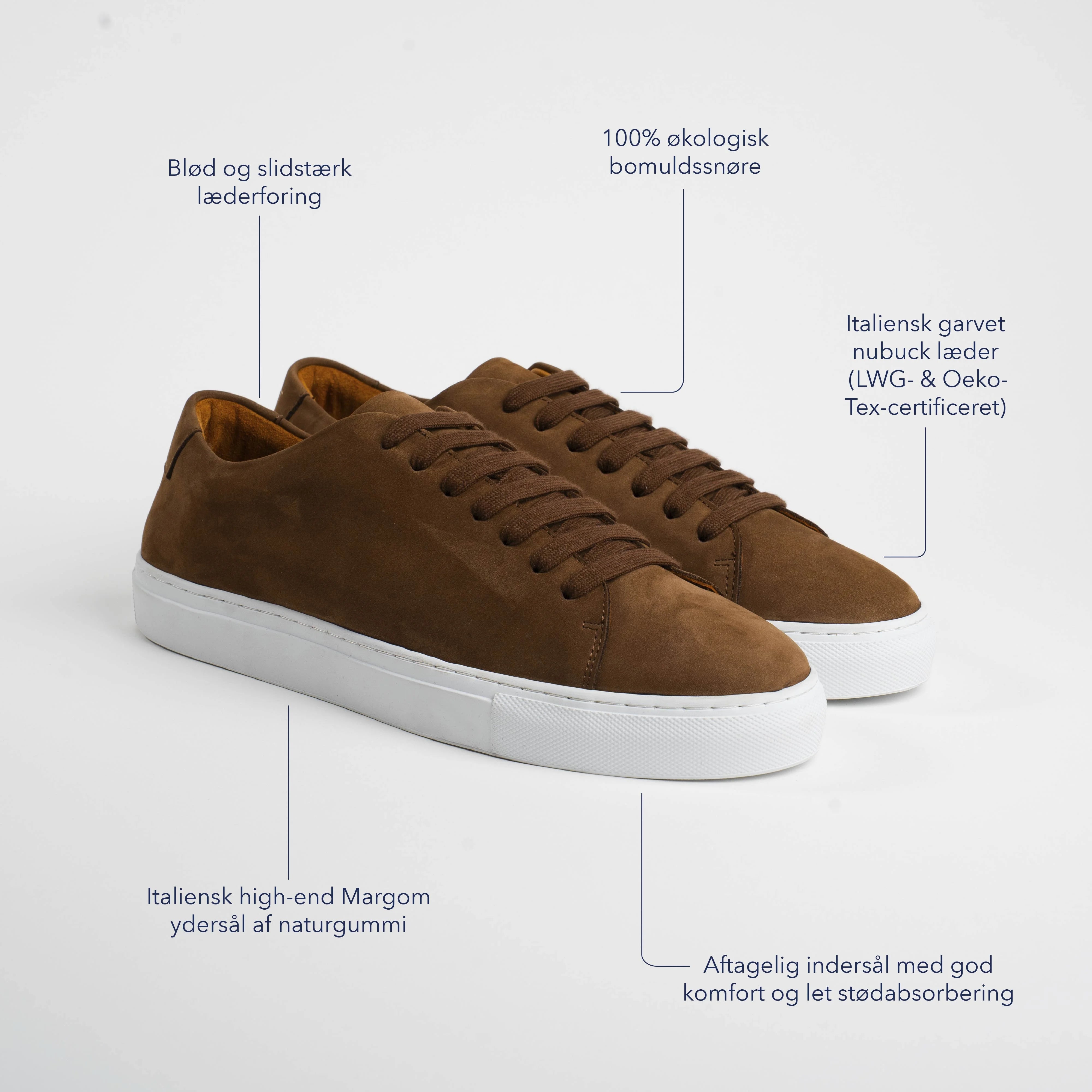 Classy Sneaker - Chestnut