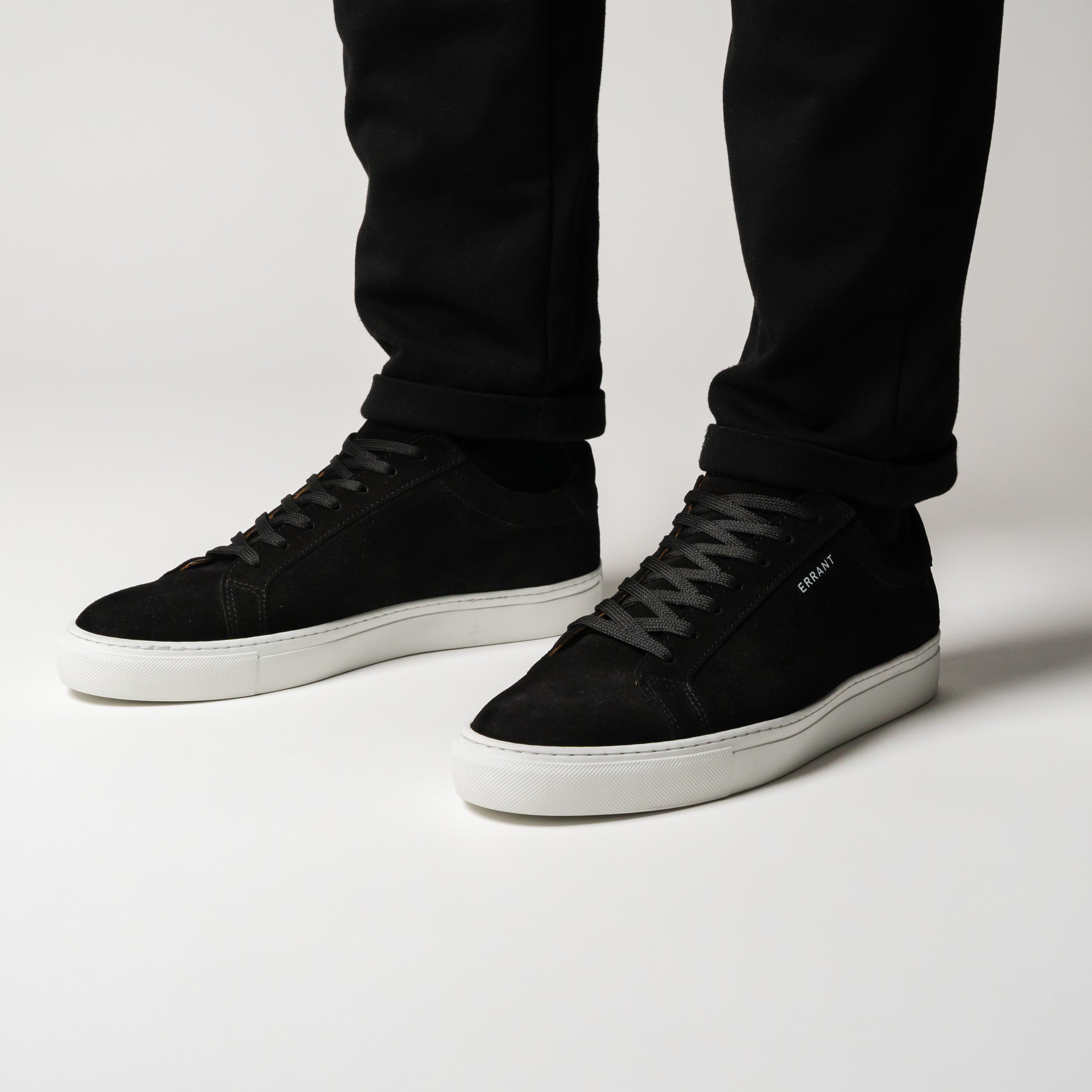 Essential Sneaker - Black Suede