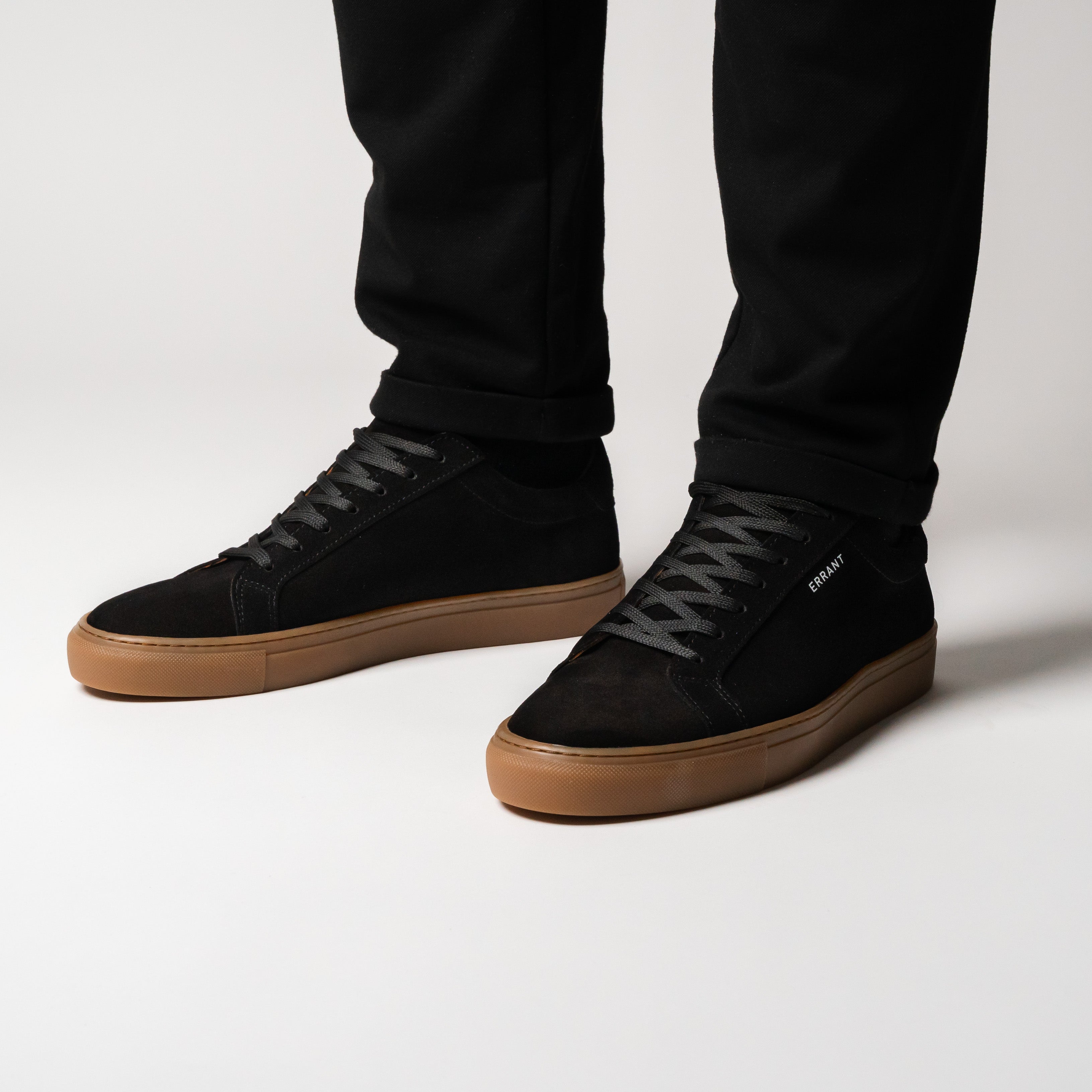 Essential Sneaker - Black Suede Gum